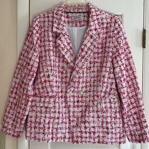 NANETTE LEPORE Tweed Multicolour Blazer Size US 16 New with tag